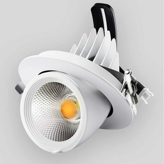 Elsewedy 20W High CRI LED Shop Spotlight - 6000K Cool White COB Recessed Store Light (ES-0119)