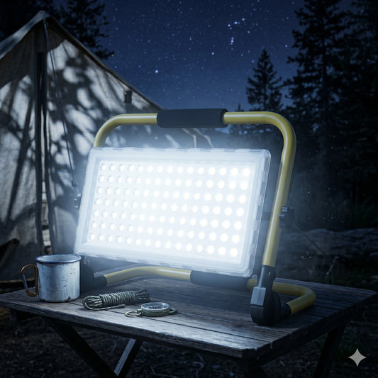 Elsewedy 200W Rechargeable COB LED Work Light - Portable Waterproof Outdoor Floodlight for Camping & Emergency (YMTGD5)