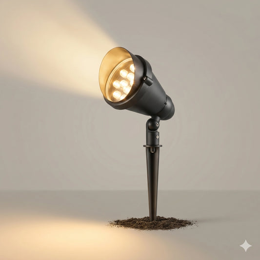 Elsewedy LED Garden Spike Light - 12W/15W Outdoor Landscape Spotlight IP65 Waterproof 3000K Warm White for Yard & Lawn