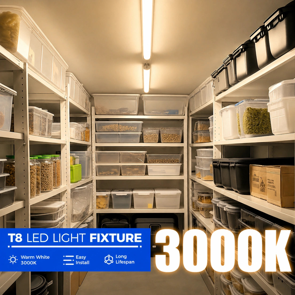 Elsewedy 4ft T8 LED Tube Light - 18W Plug & Play Type A Fluorescent Replacement (T8/T12 Compatible, 3000K)
