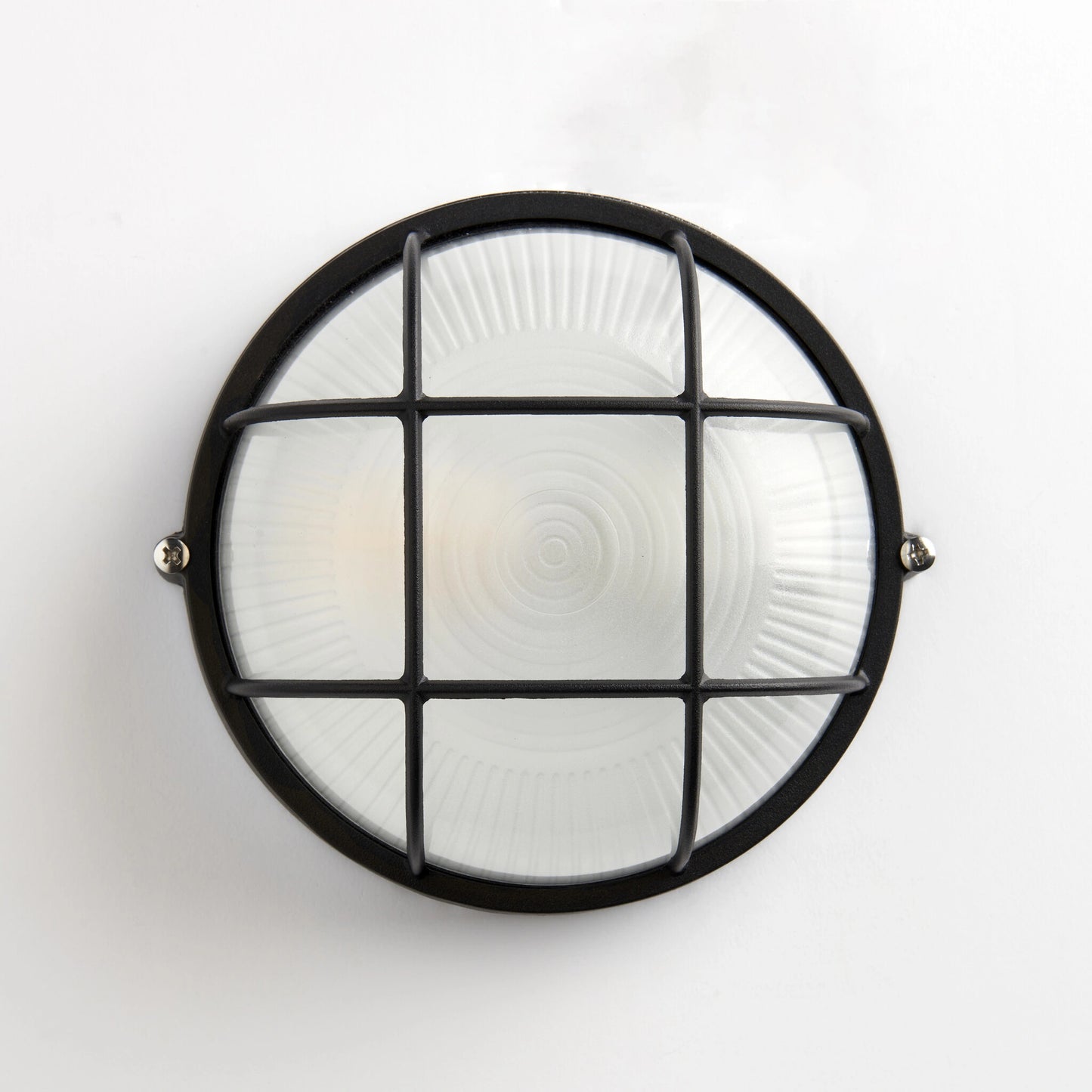 Egylux Round Aluminum Nautical Bulkhead Light - IP54 Waterproof E27 Retro Industrial Wall Sconce (3011SB-EGX)