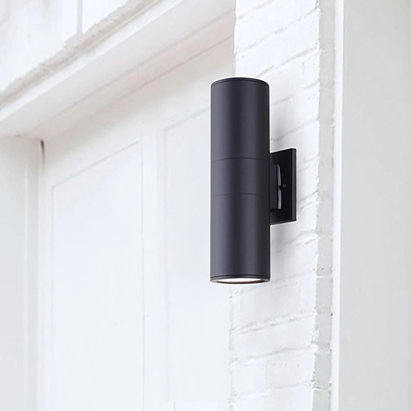 Egylux Stainless Steel Up Down Outdoor Wall Light - IP65 Cylinder E27 Sconce (6033B)