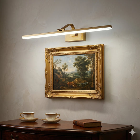 Elsewedy Gold LED Bathroom Vanity Light - Waterproof Minimalist Acrylic Mirror Bar (703/L)
