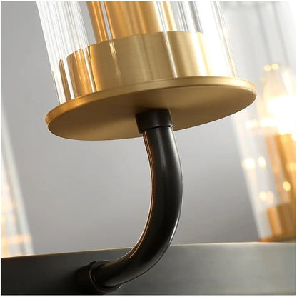 Elsewedy 8-Light Copper & Black Modern Chandelier - Luxury Glass Sphere E14 Pendant (7516-8)