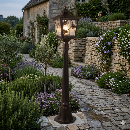 Elsewedy 0.75m Aluminum Garden Bollard Light - IP44 Waterproof Traditional E27 Landscape Pathway Post Lamp