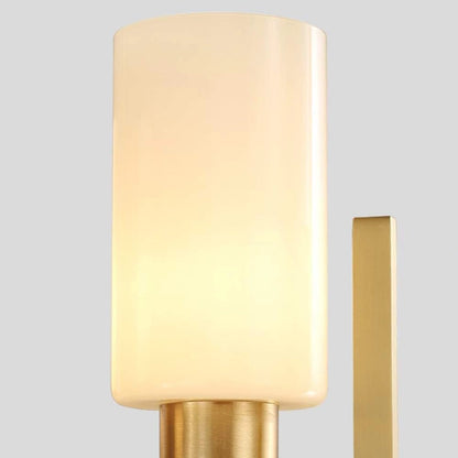 Elsewedy 8-Light Gold Retro Pendant - 50cm Minimalist Glass Chandelier (8748/8)