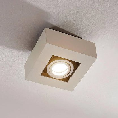 Eglo Loke Single LED Surface Mounted Spotlight - GU10 Warm White (3000K) 91352