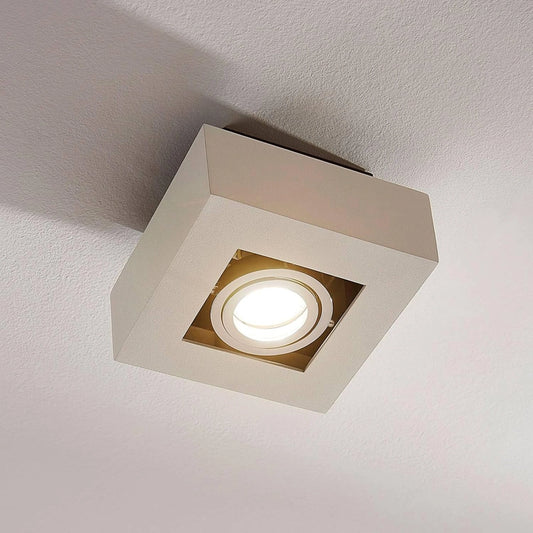 Eglo Loke Single LED Surface Mounted Spotlight - GU10 Warm White (3000K) 91352