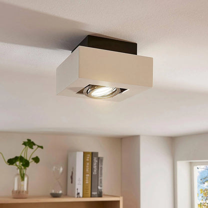 Eglo Loke Single LED Surface Mounted Spotlight - GU10 Warm White (3000K) 91352