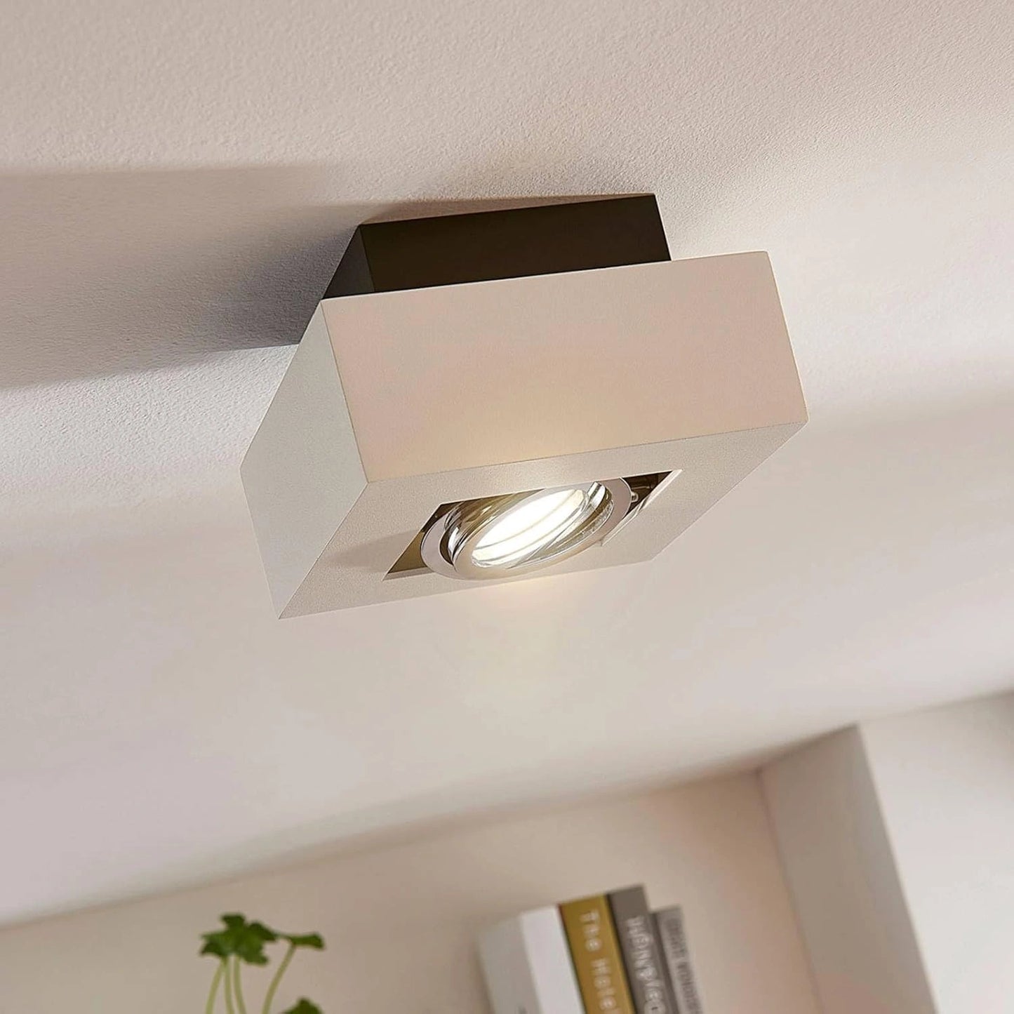 Eglo Loke Single LED Surface Mounted Spotlight - GU10 Warm White (3000K) 91352