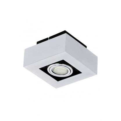 Eglo Loke Single LED Surface Mounted Spotlight - GU10 Warm White (3000K) 91352