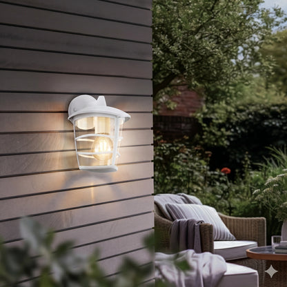 Eglo Aloria Outdoor Wall & Ceiling Light - Waterproof Aluminum E27 Flush Mount (93403)