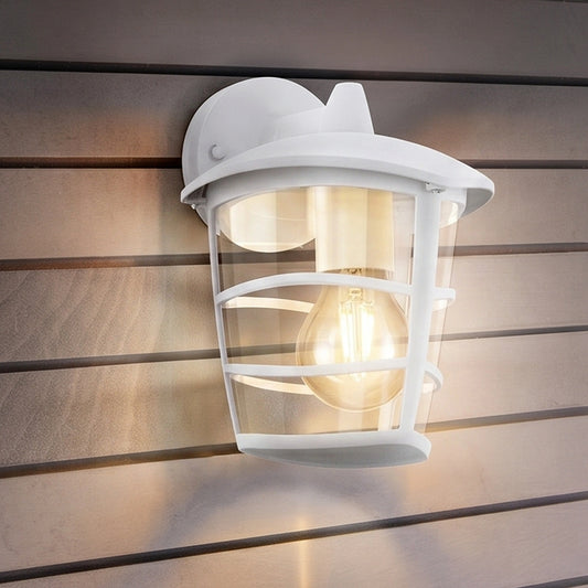 Eglo Aloria Outdoor Wall & Ceiling Light - Waterproof Aluminum E27 Flush Mount (93403)
