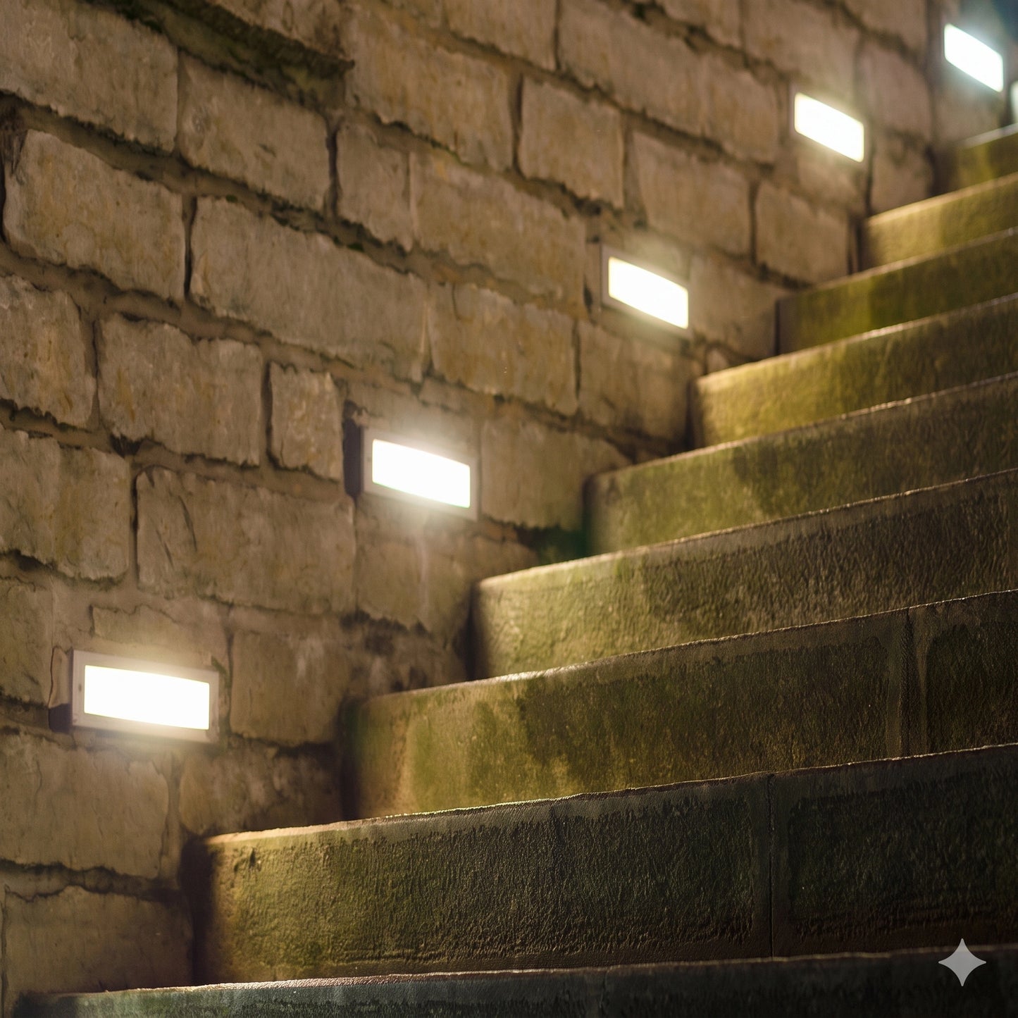 Elsewedy 6W Stainless Steel LED Step Light - IP67 Waterproof Louvered Stair & Wall Light (3000K)