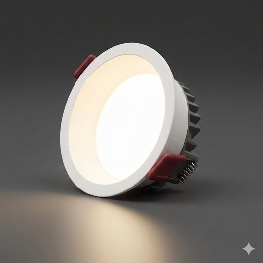 24W LED Directional Recessed Spotlight - Indoor Accent Downlight for Gallery (Warm White) DOW-24