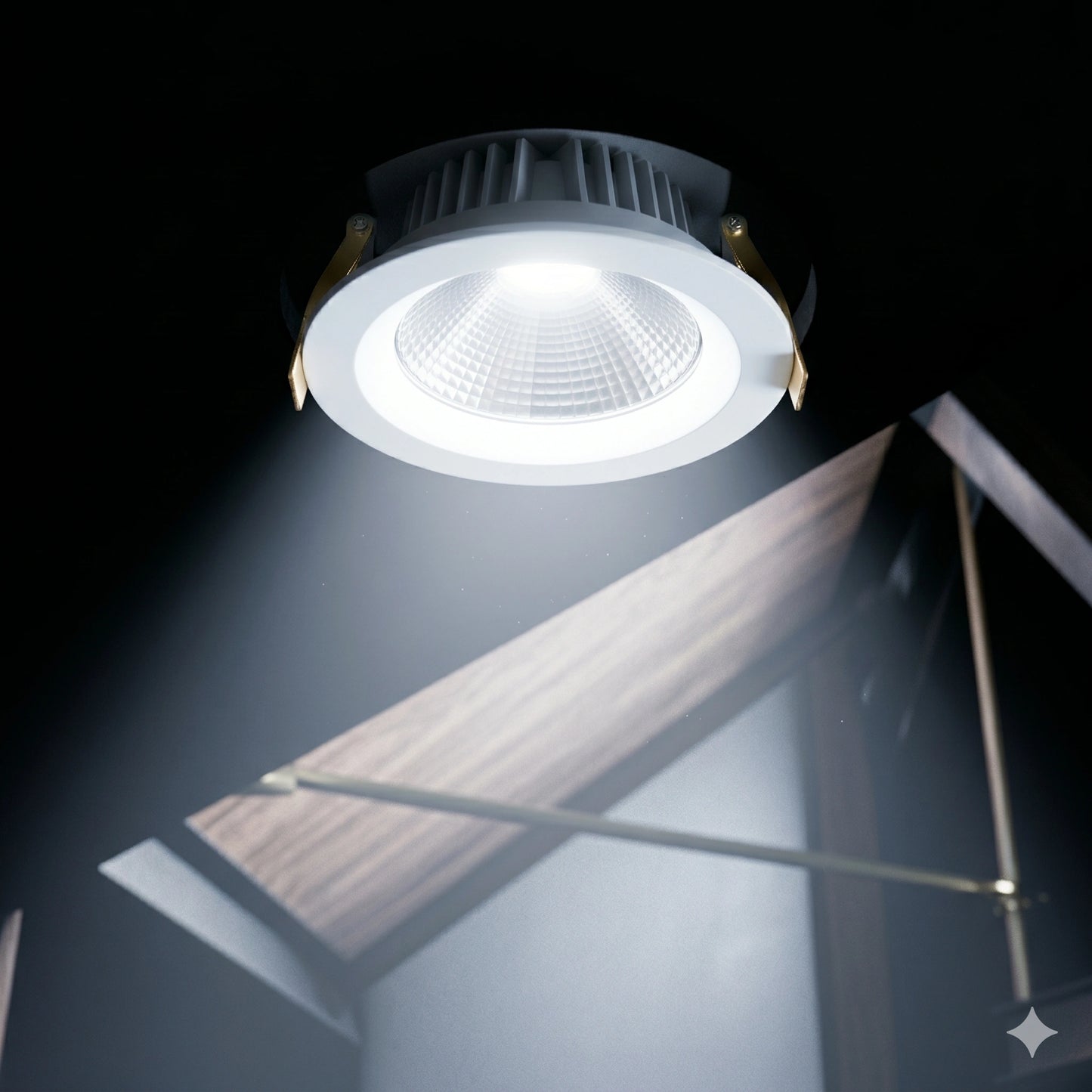 Elsewedy 30W Anti-Glare COB LED Downlight - 6000K Cool White Recessed Spotlight (ES-0113)