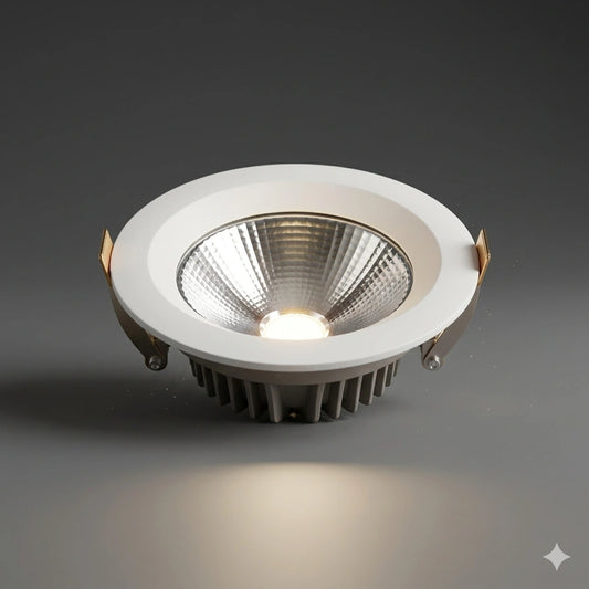 Elsewedy 30W Anti-Glare COB LED Downlight - 6000K Cool White Recessed Spotlight (ES-0113)