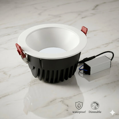 Recessed ceiling downlight 7w/ 10w/ 20w/ 30w, LED Spot Lights, Recessed Downlight Indoor Concentrating Ceiling Lamp 3000K/4000K/6000K Integrated Panel Lighting KTV Background Wall Decorative CRI 85 AC IP65-DOWNLIGHT