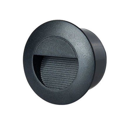 Elsewedy 3W Round LED Step Light - IP65 Waterproof Recessed Stair & Deck Light - 3000K Warm White Aluminum Wall Lamp