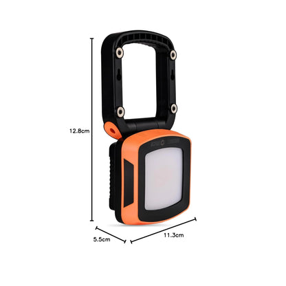KS-WL-65R Portable USB Rechargeable LED Work Light - 800lm IP65 Waterproof Magnetic Inspection Lamp with SOS Mode (4000K/6000K)