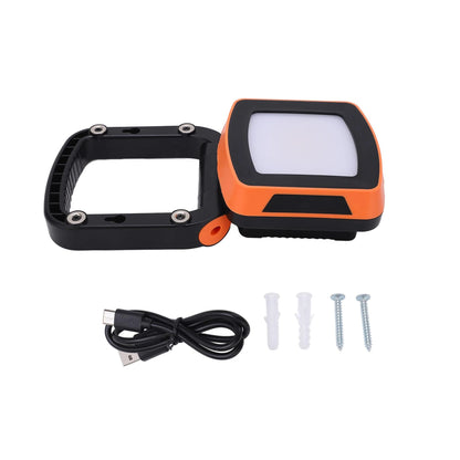 KS-WL-65R Portable USB Rechargeable LED Work Light - 800lm IP65 Waterproof Magnetic Inspection Lamp with SOS Mode (4000K/6000K)