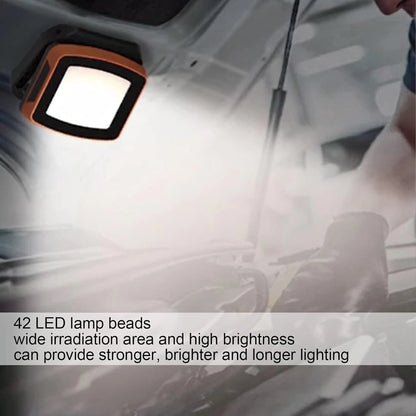 KS-WL-65R Portable USB Rechargeable LED Work Light - 800lm IP65 Waterproof Magnetic Inspection Lamp with SOS Mode (4000K/6000K)