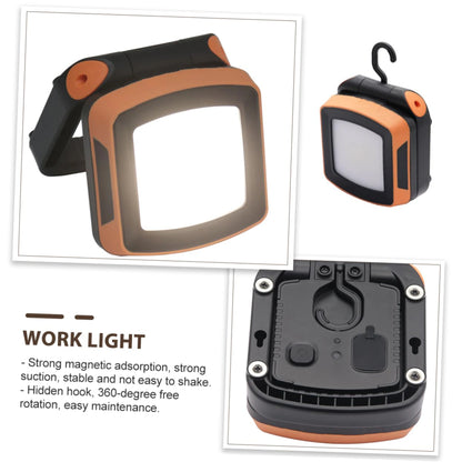 KS-WL-65R Portable USB Rechargeable LED Work Light - 800lm IP65 Waterproof Magnetic Inspection Lamp with SOS Mode (4000K/6000K)