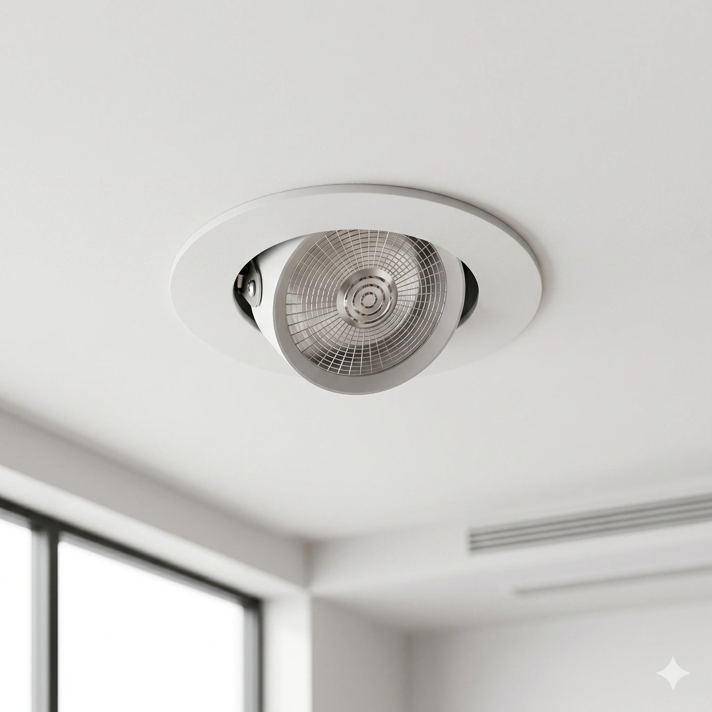 3W LED Recessed Spotlight - 3 Inch Round Panel Downlight (3000K Warm White)