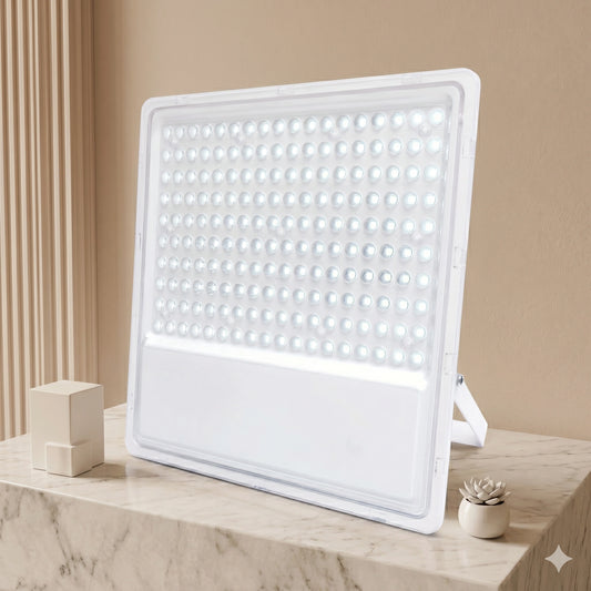 150W Industrial LED Flood Light - IP67 Waterproof 6500K Daylight White High-Power Security Light