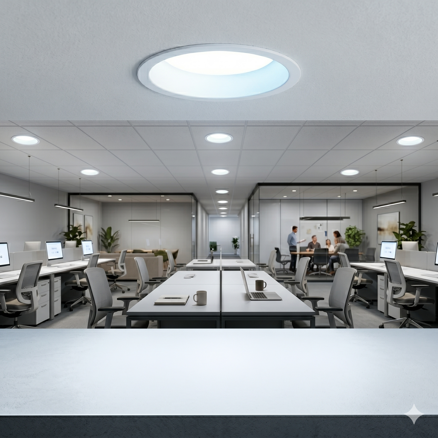 Recessed Round Ceiling IP54 Light, 7w,15w,30w Downlights, Warm White, Natural White, Day White 3000k,4000k,6000K Kelvin Light, LED Spotlights for Bathroom, Kitchen, Living Room TPTD-Elsewedy