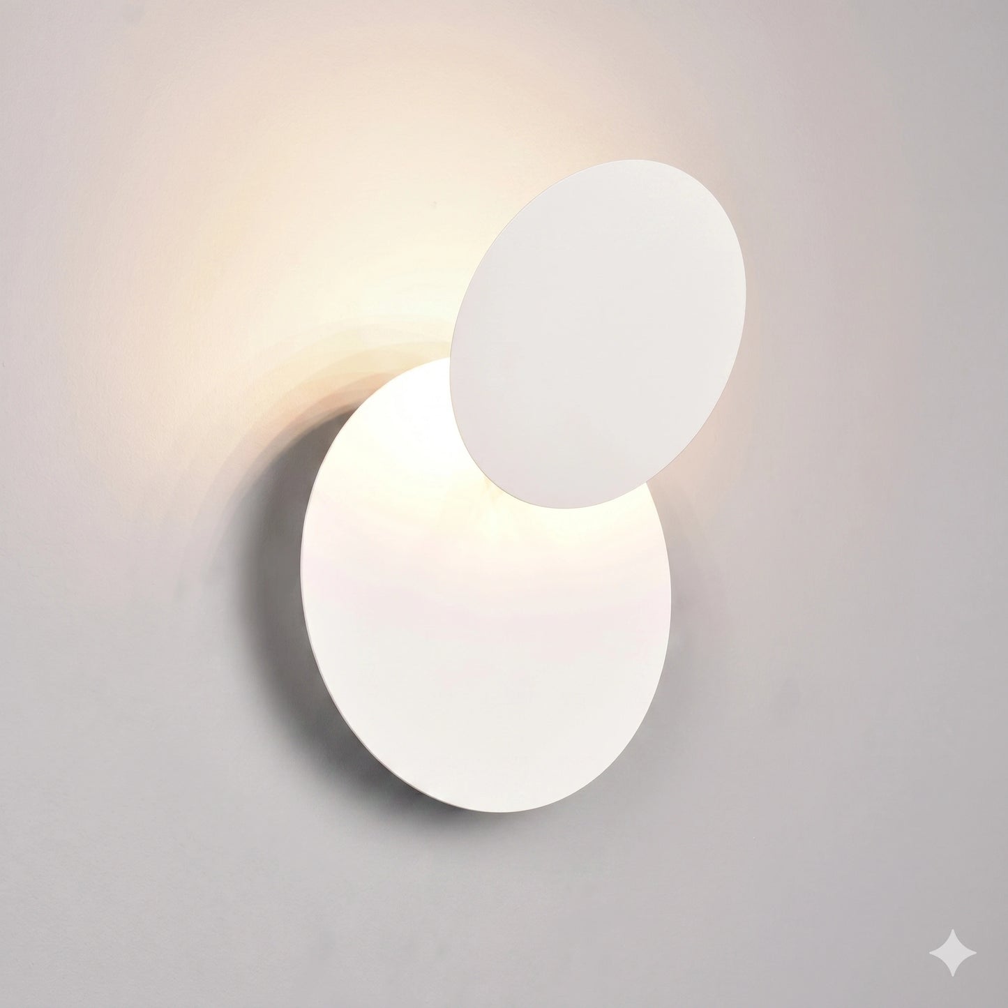 Elsewedy 29W White Round LED Outdoor Wall Light - Modern IP65 Waterproof Courtyard Sconce (X089105)