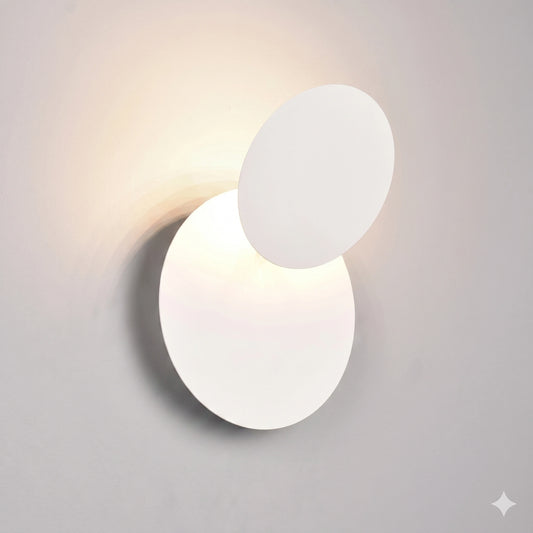 Elsewedy 29W White Round LED Outdoor Wall Light - Modern IP65 Waterproof Courtyard Sconce (X089105)