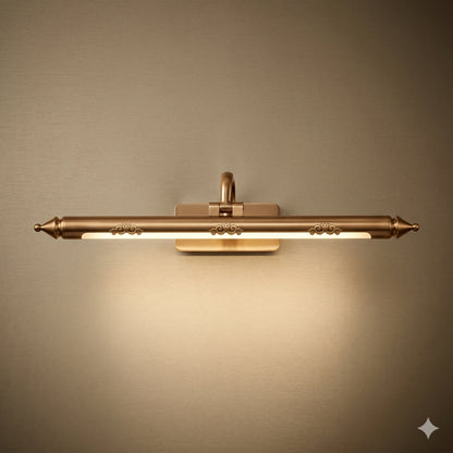 Elsewedy 20W Brushed Bronze LED Vanity Light - 180° Rotatable Dimmable Bathroom Mirror Bar (Z005-L)