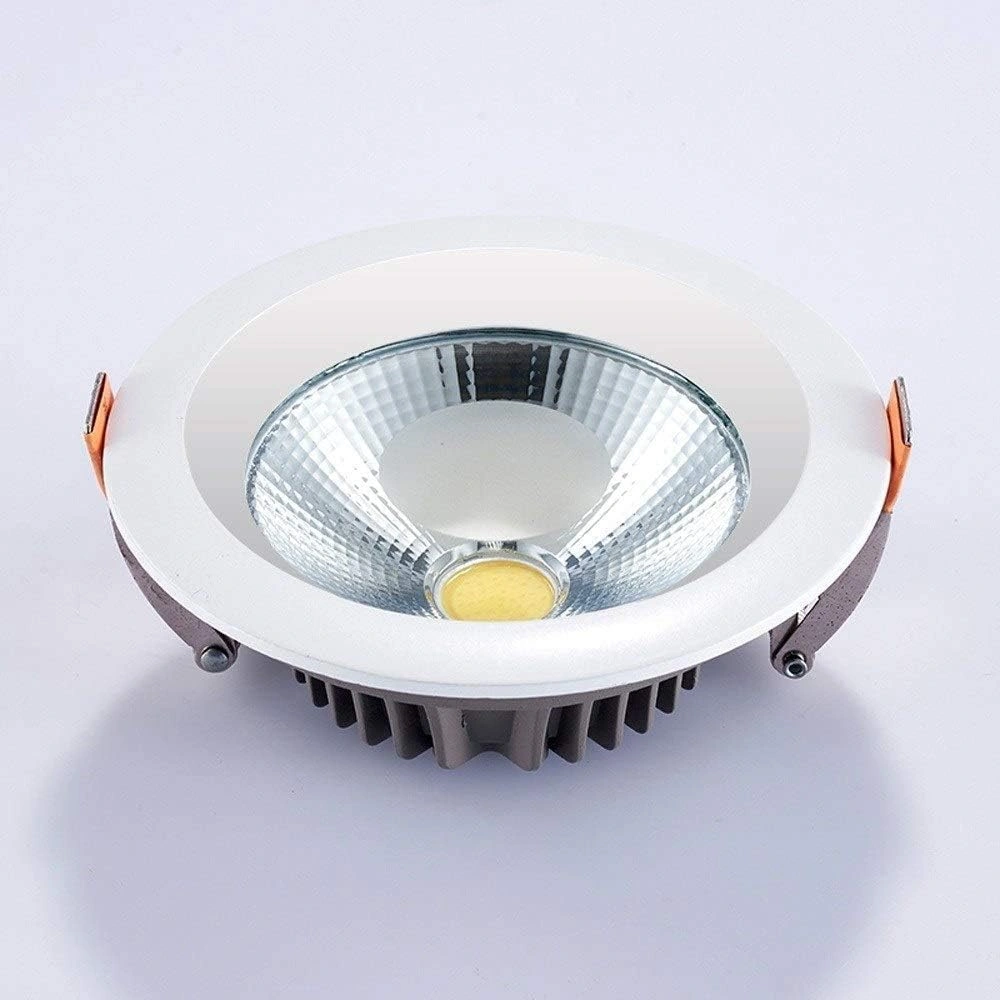 30W COB LED Warm White Downlight Spot Light Living Room Washroom Office Anti-glare Recessed Ceiling Light 6000K Embedded Recessed Spotlight Elsewedy ES-0113