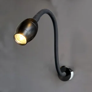 Bedside Reading Wall Light, AC85-265V LED Flexible Gooseneck Reading Study Bed Lamp OFF/ON Switch Bedroom, Living Room, Study Room(3000K Warm White-3W) Elsewedy 06B-MC-SPOTLIGHT