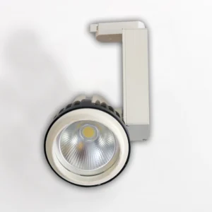 Led Track Lighting Head 30w Track Light 5000K Head Ceiling Spotlight Fixtures White Track Lighting Head for Accent Task Art, Flicker Free COB-1028-Elsewedy