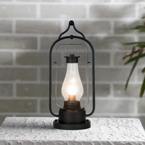 Antique Aluminum Die Casting IP44 Waterproof Outdoor Gate Light Lamp for Home Gate, Main Gate, Garden Boundary Pillars, Terrace & Entryways – E27 Bulb, Easy Installation, 110V-240V by ELSEWEDY
