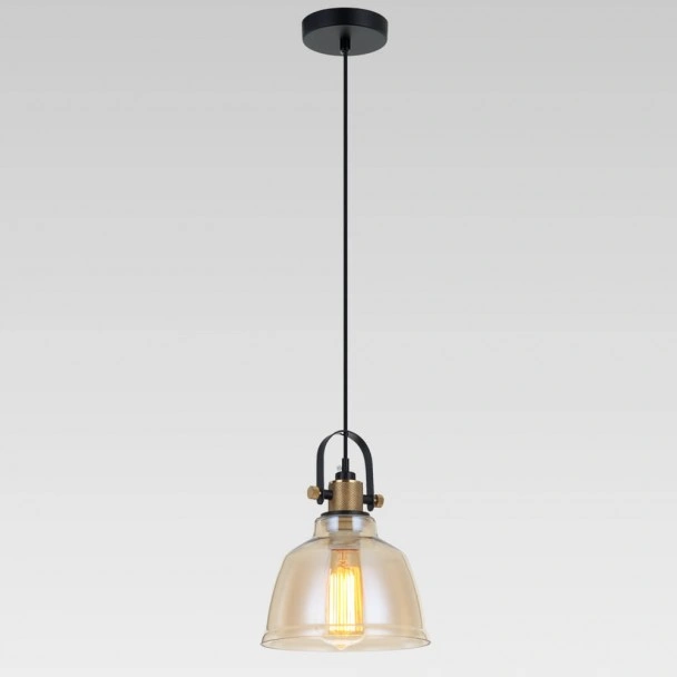 Kitchen Island Pendant Light Fixtures 3000K LED Amber Modern Ceiling Hanging Lighting Amber Glass Shade Nordic Style Adjustable Pendant Lamp for Dining Room Bedroom Hallway 2109/1-ELSEWEDY - Image 5