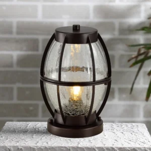 Outdoor Gate Lamp Waterproof Pillar Light – Retro Fence Post Lamp for Garden, Villa, Balcony, Corridor, Community – IP44 E27 Base Column Light by ELSEWEDY