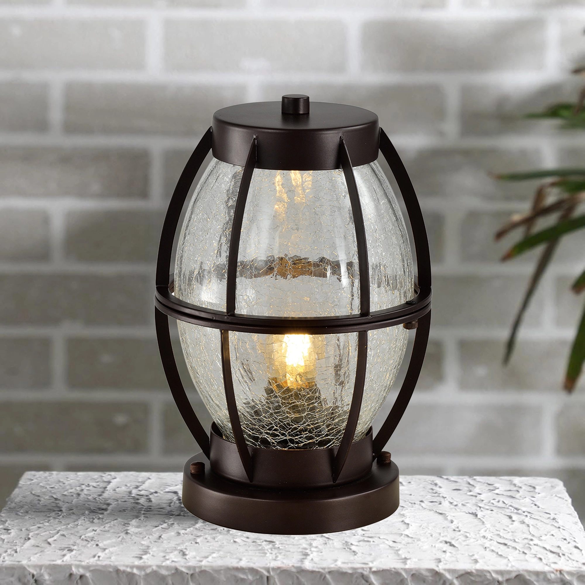 Outdoor Gate Lamp Waterproof Pillar Light – Retro Fence Post Lamp for Garden, Villa, Balcony, Corridor, Community – IP44 E27 Base Column Light by ELSEWEDY