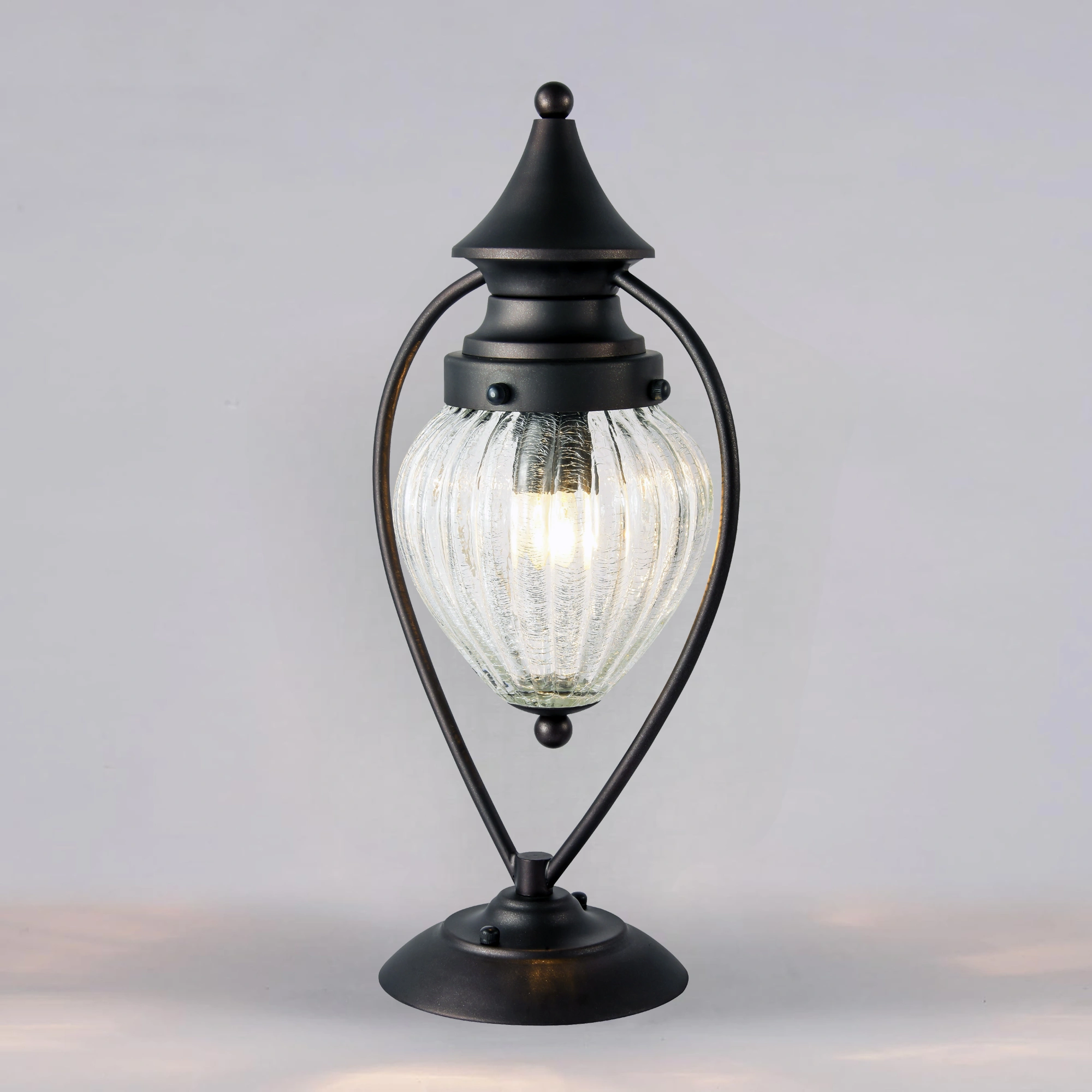 Outdoor Gate Lights - Waterproof & Rust-Resistant Lamp Post Fixtures | IP44 E27 Base | Shahi Design for Garden, Home, Farmhouse, Resort | ELSEWEDY Quality (Bulb Not Included) - Image 3
