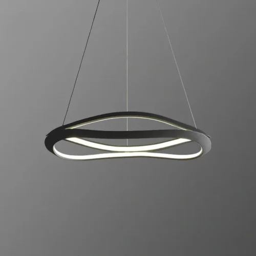 LED Pendant Light Dining Table Pendant Light Modern Pendant Light Adjustable Pendant Light Black Color Pendant Light Dining Room Kitchen, Living Room, Office Lamp 24022-800-BK-ELSEWEDY - Image 2