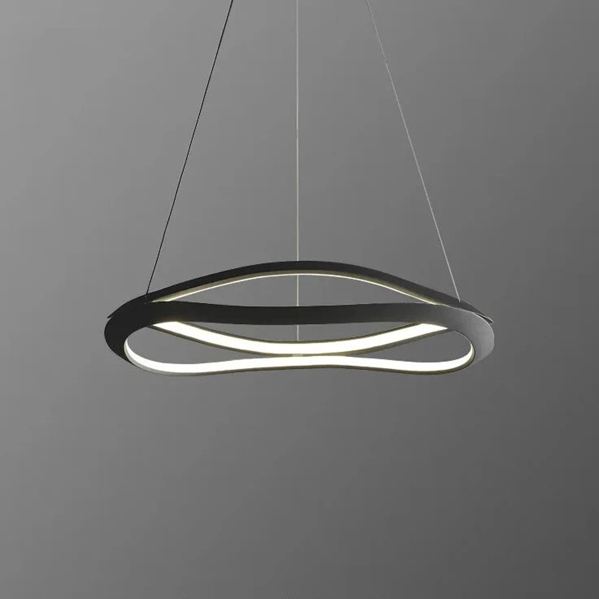 LED Pendant Light Dining Table Pendant Light Modern Pendant Light Adjustable Pendant Light Black Color Pendant Light Dining Room Kitchen, Living Room, Office Lamp 24022-800-BK-ELSEWEDY - Image 2