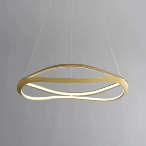 LED Pendant Light Dining Table Pendant Light Modern Pendant Light Adjustable Pendant Light Gold Color Pendant Light Dining Room Kitchen, Living Room, Office Lamp 24022-800-GD-ELSEWEDY