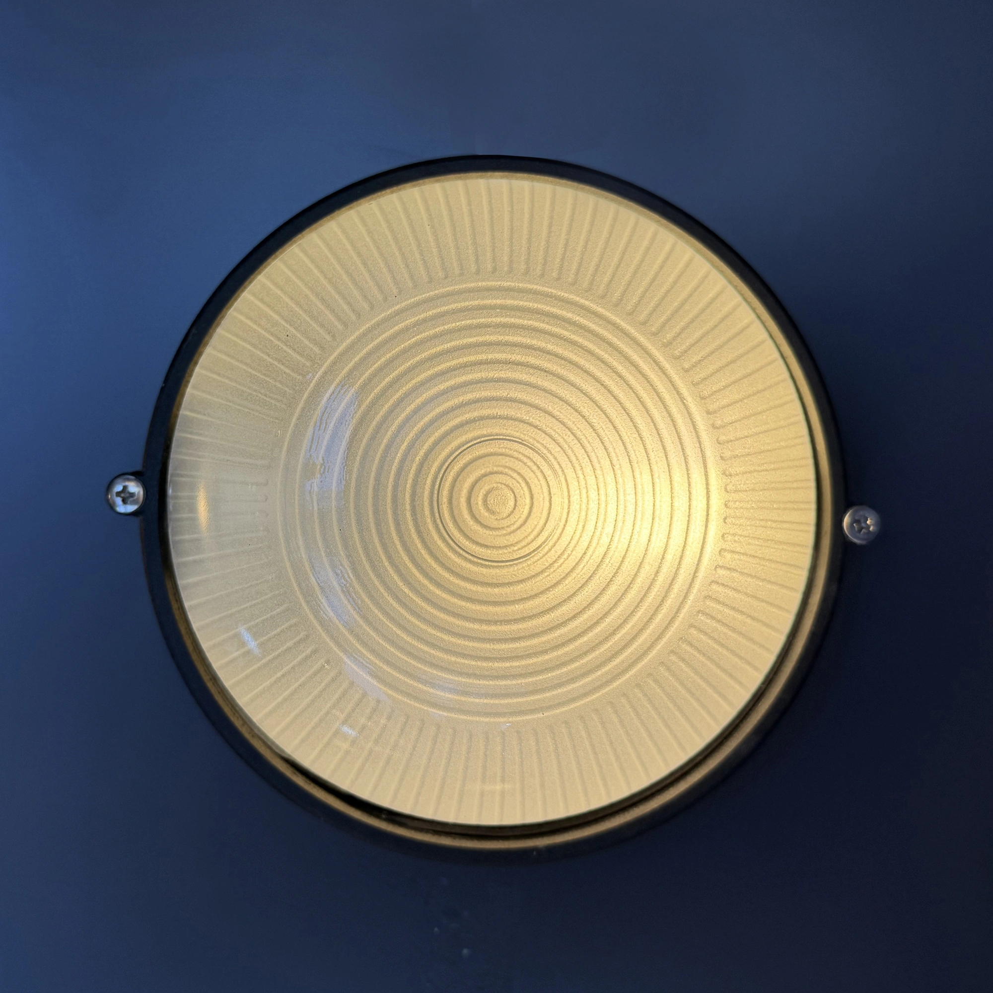 Wall Light Bulkhead Light Round Die-Cast Aluminum Wall/Ceiling Lamp | E27 Surface-Mounted IP54 Waterproof | White Outdoor/Indoor Light Fixture Γ19cm | Egylux 3012SB-EGX - Image 3