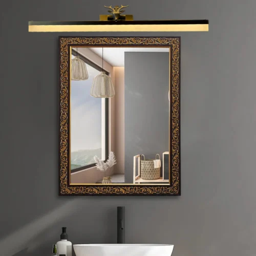 Gold Bathroom Light Fixtures Over Mirror 20W 180° Rotatable Dimmable Vanity Light Bar, Brushed Gold Bathroom Vanity Lights Above Gold Color Body 5003/L-Elsewedy - Image 4