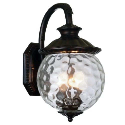 Exterior Wall Lantern Sconce, Aluminum Glass Waterproof IP44 Wall Sconce, Retro Creativity Balcony Wall Lamp Light, for Front Door, Entry, Porch, Patio E14 8177-2WL-ELSEWEDY - Image 2