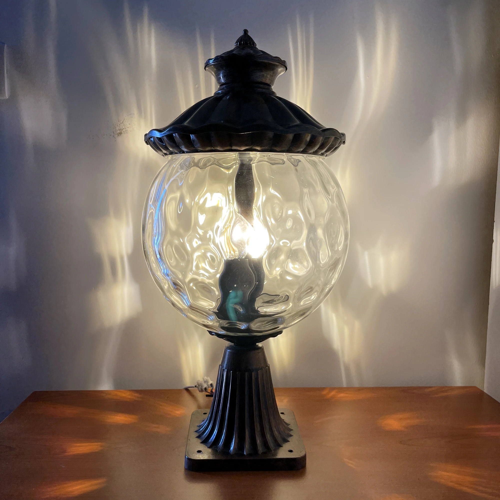 Glass Gate Lamp for Pillars – Waterproof Outdoor Decorative Light | Garden/Pillar/Gate Lamp | Exterior Home Lighting | IP44 E14 Base | ELSEWEDY - Image 4