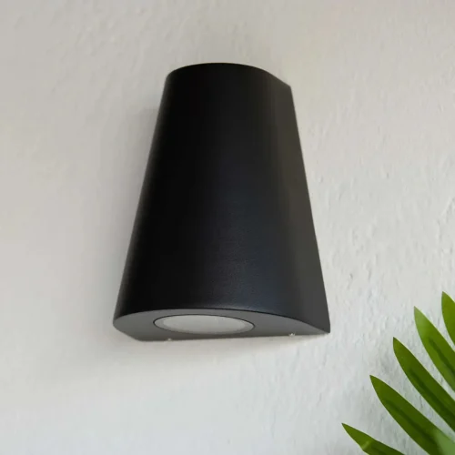 Outdoor Wall Lights Mains Powered, Up Down Outside Wall Lights IP65 Waterproof, Porch Light Front Door Lamp Modern Aluminum 3000K, Exterior LED Lighting Sconce Wall Mounted for House, Black B2277-ELSEWEDY - Image 3