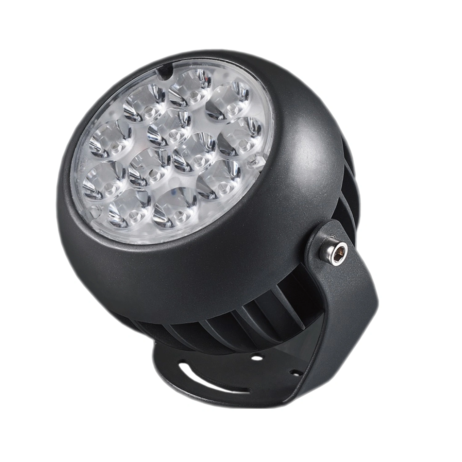 12W LED Flood Light Outdoor, IP65 Waterproof colorful Light, Yellow, Blue, Red, Green Flood Lights for Backyard, Garden, Garage, Playground BTS02 - Image 2